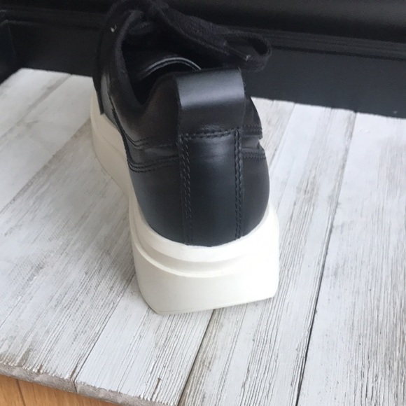 NWOT Zara leather platform sneakers - Picture 5 of 10